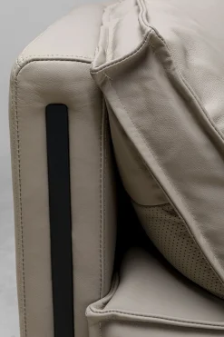 KARE Design Divano 3 posti Victor pelle grigio 233cm - KARE></noscript> Divani