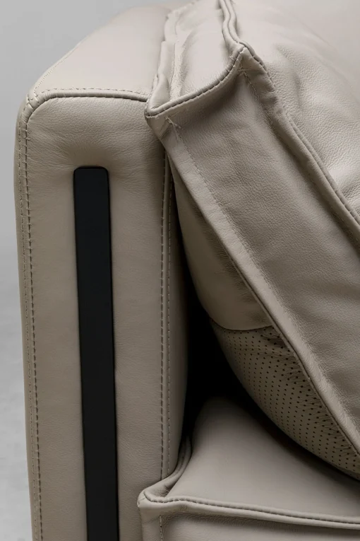 KARE Design Divano 3 posti Victor pelle grigio 233cm - KARE> Divani