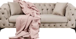 KARE Design Divano Bellissima 2 posti velluto beige 200cm - KARE> Divani