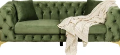 KARE Design Divano Bellissima 2 posti velluto verde 200cm - KARE> Divani