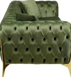 KARE Design Divano Bellissima 2 posti velluto verde 200cm - KARE></noscript> Divani