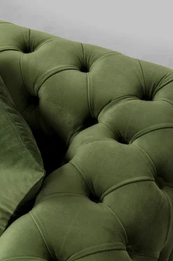 KARE Design Divano Bellissima 2 posti velluto verde 200cm - KARE></noscript> Divani