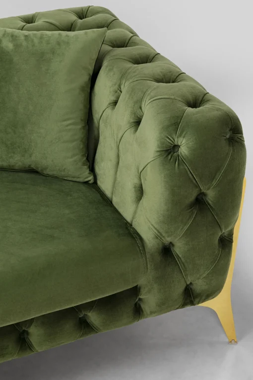 KARE Design Divano Bellissima 2 posti velluto verde 200cm - KARE> Divani