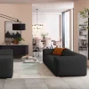 KARE Design Divano Cubetto 3-posti grigio scuro 220cm - KARE> Divani