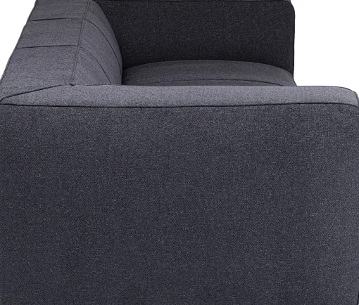 KARE Design Divano Cubetto 3-posti grigio scuro 220cm - KARE> Divani