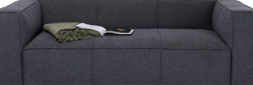 KARE Design Divano Cubetto 3-posti grigio scuro 220cm - KARE> Divani