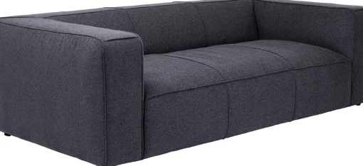 KARE Design Divano Cubetto 3-posti grigio scuro 220cm - KARE> Divani