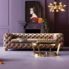 KARE Design DIVANO DESIRE 3-POSTI VELLUTO ECRU - KARE> Divani
