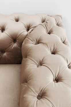 KARE Design DIVANO DESIRE 3-POSTI VELLUTO ECRU - KARE></noscript> Divani