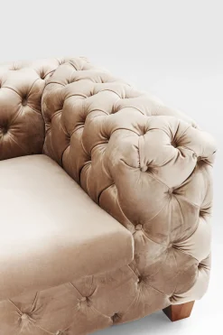 KARE Design DIVANO DESIRE 3-POSTI VELLUTO ECRU - KARE></noscript> Divani