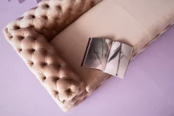 KARE Design DIVANO DESIRE 3-POSTI VELLUTO ECRU - KARE></noscript> Divani