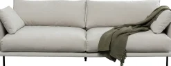 KARE Design Divano Edna 3-posti crema 245cm - KARE> Divani