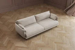 KARE Design Divano Edna 3-posti crema 245cm - KARE></noscript> Divani