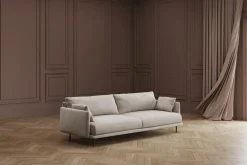 KARE Design Divano Edna 3-posti crema 245cm - KARE></noscript> Divani