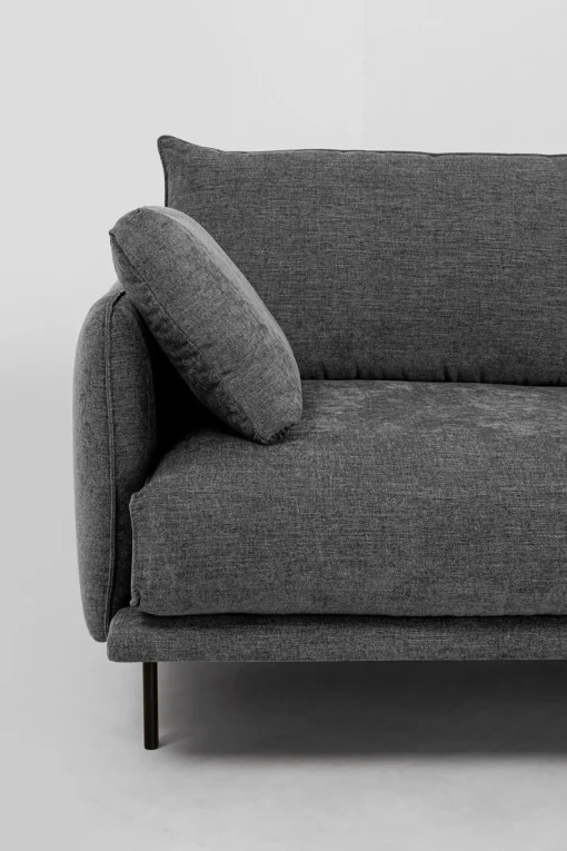 KARE Design Divano Edna 3-posti grigio 245cm - KARE> Divani
