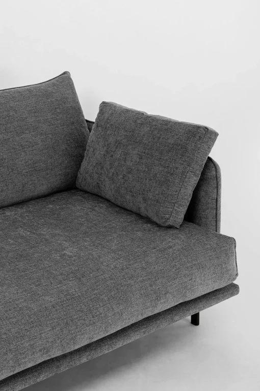 KARE Design Divano Edna 3-posti grigio 245cm - KARE> Divani
