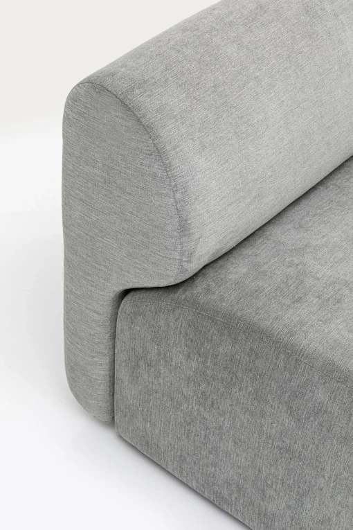 KARE Design Divano Lucca  Elements ottomana grigio destra - KARE> Chaise Longue E Lettini