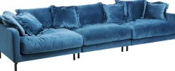 KARE Design DIVANO LULLABY 3-POSTI PETROLIO - KARE> Divani