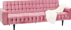KARE Design Divano Milchbar 3-Posti Velluto Malva - KARE> Divani