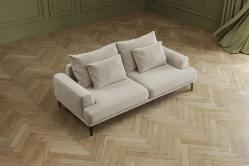 KARE Design Divano Napoli 3-posti crema 227cm - KARE> Divani