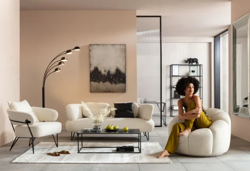 KARE Design Divano Peppo 2-posti bianco 182cm - KARE> Divani