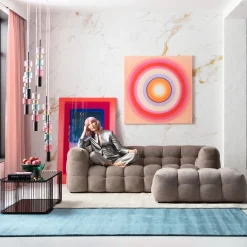 KARE Design Divano 3-posti Salamanca grigio 240cm - KARE> Divani