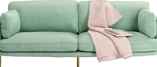 KARE Design Divano Shirly 3-posti verde 221cm - KARE> Divani