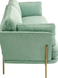 KARE Design Divano Shirly 3-posti verde 221cm - KARE></noscript> Divani