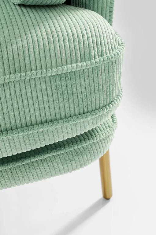 KARE Design Divano Shirly 3-posti verde 221cm - KARE> Divani