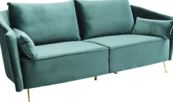 KARE Design Divano Vegas Forever 3-Posti Petrolio - KARE> Divani