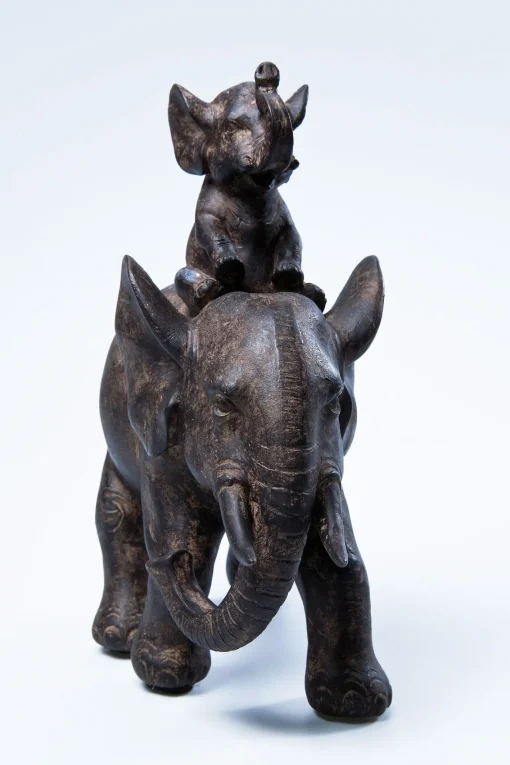 KARE Design Elefante Dumbo Uno - Scultura coppia di elefanti - KARE> Statuette Decorative
