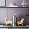 KARE Design Fermalibro Royal standing Corgi (2/set) - KARE> Fermalibri