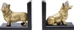 KARE Design Fermalibro Royal standing Corgi (2/set) - KARE></noscript> Fermalibri