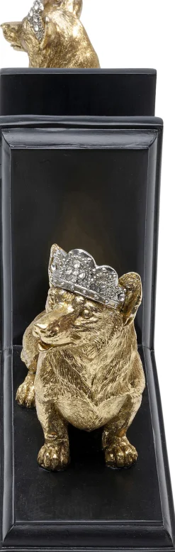 KARE Design Fermalibro Royal standing Corgi (2/set) - KARE></noscript> Fermalibri