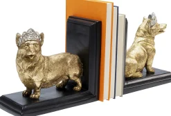 KARE Design Fermalibro Royal standing Corgi (2/set) - KARE></noscript> Fermalibri