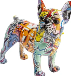 KARE Design Figura decorata con effetto graffiti a forma di bulldog - KARE> Statuette Decorative
