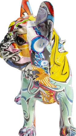 KARE Design Figura decorata con effetto graffiti a forma di bulldog - KARE> Statuette Decorative