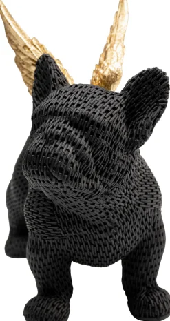 KARE Design Figura decorativa Angel Dog nero 25cm - KARE></noscript> Statuette Decorative