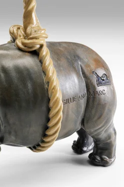 KARE Design Figura decorativa Artistic Rhino 46cm - KARE></noscript> Statuette Decorative