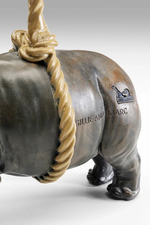 KARE Design Figura decorativa Artistic Rhino 46cm - KARE> Statuette Decorative