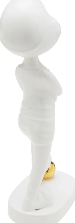 KARE Design Figura decorativa Ball Girl bianco 29cm - KARE> Statuette Decorative