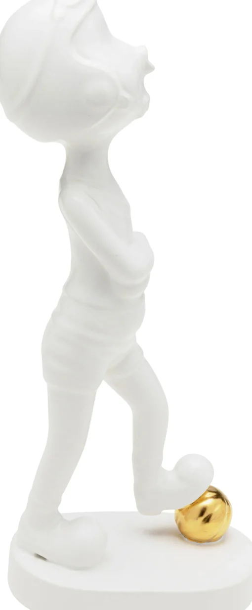 KARE Design Figura decorativa Ball Girl bianco 29cm - KARE> Statuette Decorative