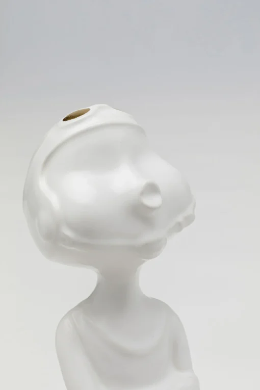 KARE Design Figura decorativa Ball Girl bianco 29cm - KARE> Statuette Decorative