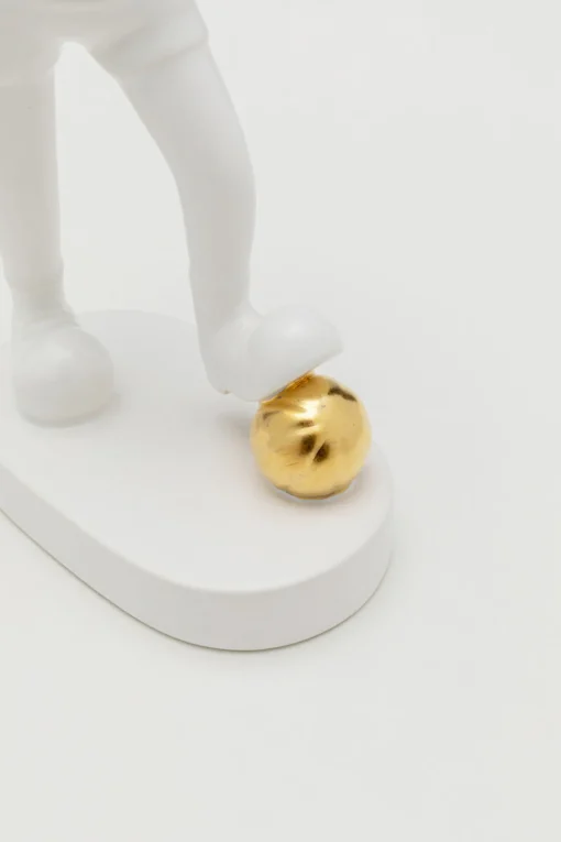 KARE Design Figura decorativa Ball Girl bianco 29cm - KARE> Statuette Decorative