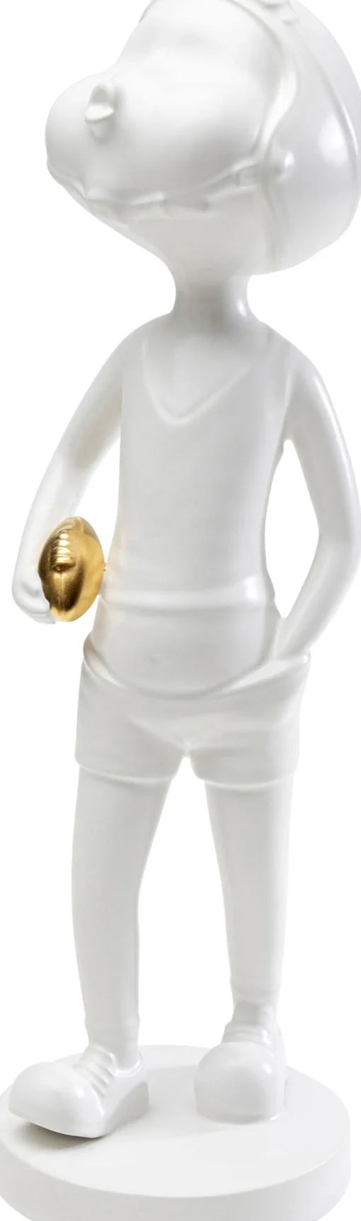 KARE Design Figura decorativa Ball Girl bianco 41cm - KARE> Statuette Decorative