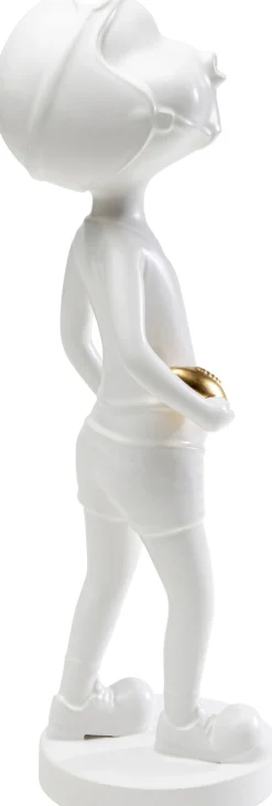 KARE Design Figura decorativa Ball Girl bianco 41cm - KARE> Statuette Decorative