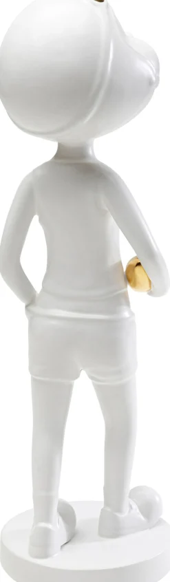 KARE Design Figura decorativa Ball Girl bianco 41cm - KARE></noscript> Statuette Decorative