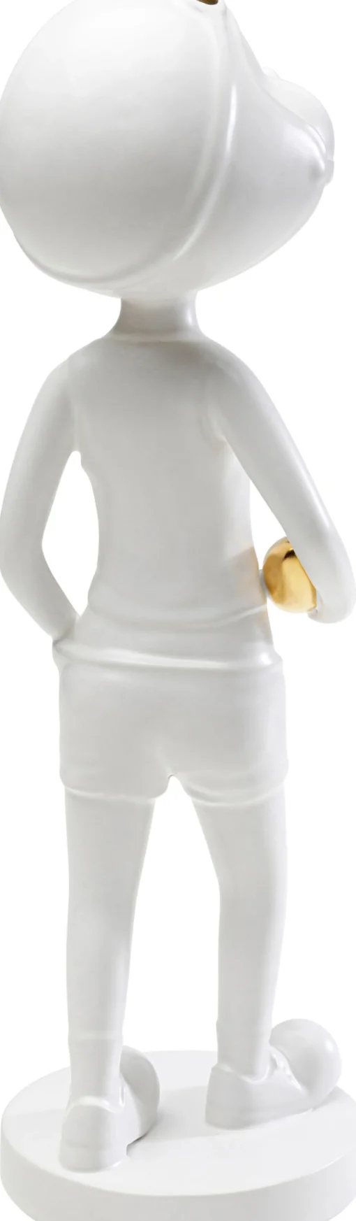 KARE Design Figura decorativa Ball Girl bianco 41cm - KARE> Statuette Decorative