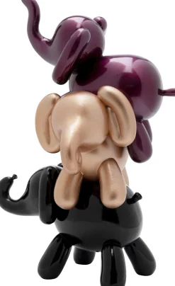 KARE Design Figura decorativa Balloon Twisted Elephants 32cm - KARE> Statuette Decorative