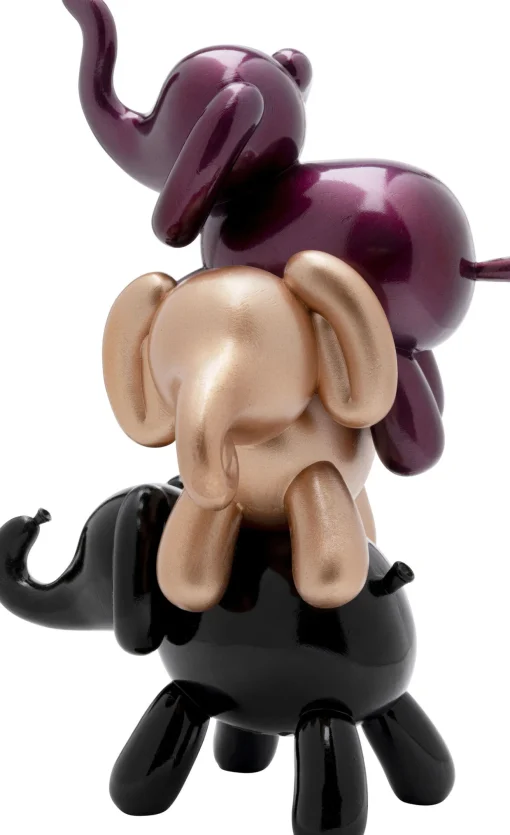 KARE Design Figura decorativa Balloon Twisted Elephants 32cm - KARE> Statuette Decorative